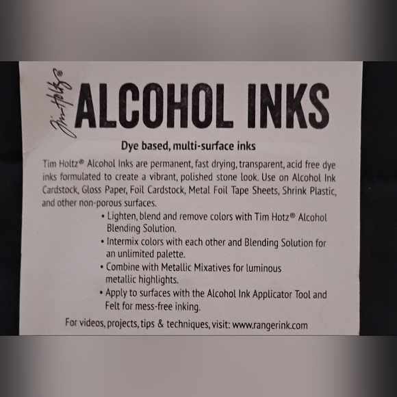 Tim Holtz Alcohol Inks Set - Picture 2 of 2